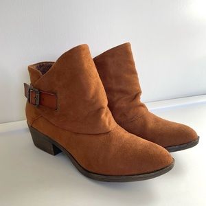 Blowfish Brown Suede Ankle Boot